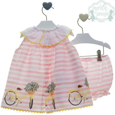 VESTIDO BEBE BICICLETAS