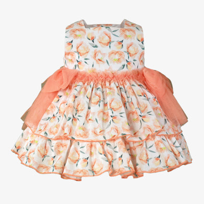 VESTIDO PARA BEBE NIÑA ESTAMPADO MELOCOTÓN