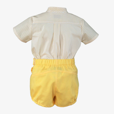 CONJUNTO PARA BEBE NIÑO AMARILLO