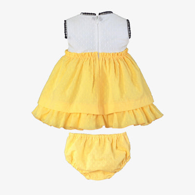 VESTIDO BEBE NIÑA AMARILLO