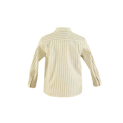 CAMISA PARA NIÑO EN TONOS BEIGE