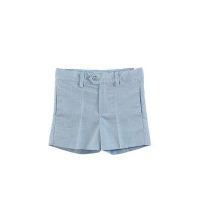 CONJUNTO PARA NIÑO CON CAMISA MANGA LARGA COM BERMUDA AZUL