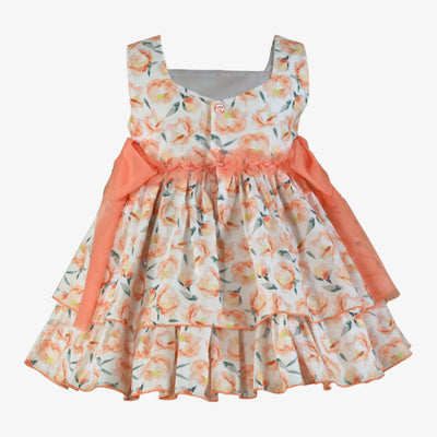 VESTIDO INFANTIL ESTAMPADO MELOCOTON