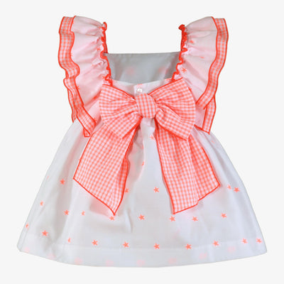 VESTIDO INFANTIL ESTRELLAS NEON