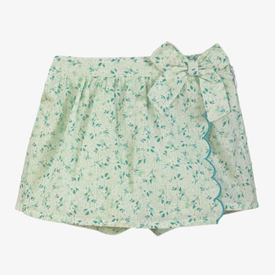 CONJUNTO INFANTIL FALDA FLORECITAS