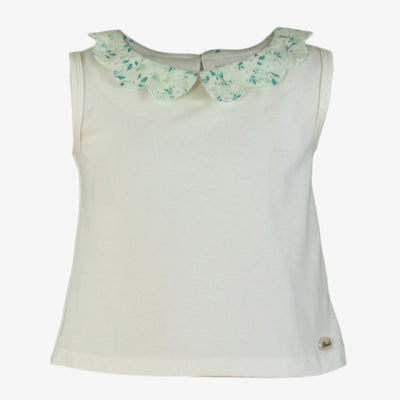 CONJUNTO INFANTIL FALDA FLORECITAS