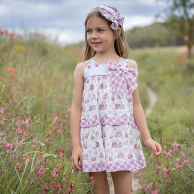VESTIDO INFANTIL CANASTA FLORES