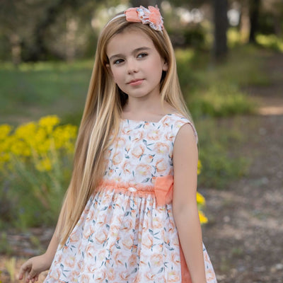 VESTIDO INFANTIL ESTAMPADO MELOCOTON