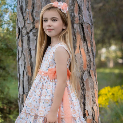 VESTIDO INFANTIL ESTAMPADO MELOCOTON