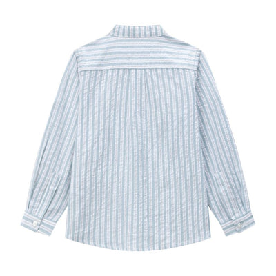 CAMISA MANGA LARGA VERDE RAYAS