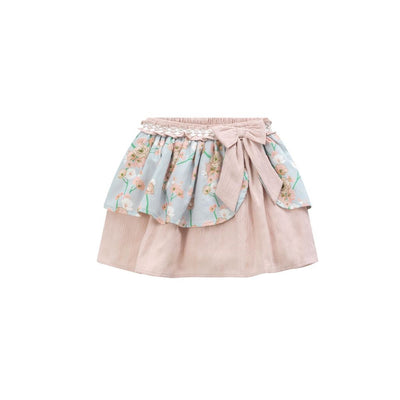 CONJUNTO NIÑA FALDA COLOR MAQUILLAJE