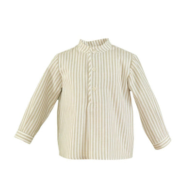 CONJUNTO PARA BEBE NIÑO BEIGE OSCURO