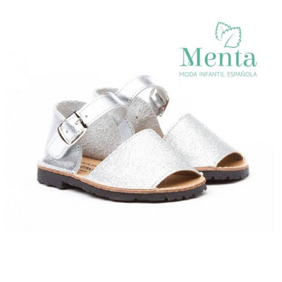 IBICENCA MINI GLITTER PLATA - Menta Moda Infantil