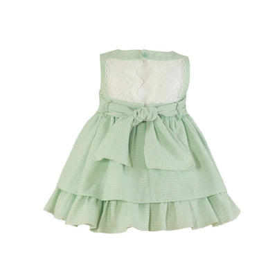 VESTIDO COLOR VERDE PASTEL