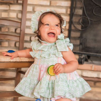 JESUSITO CON BRAGUITA VERDE PASTEL - Menta Moda Infantil