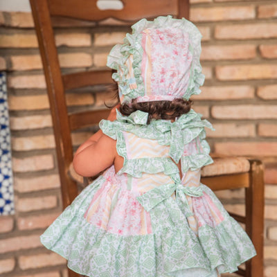 JESUSITO CON BRAGUITA VERDE PASTEL - Menta Moda Infantil