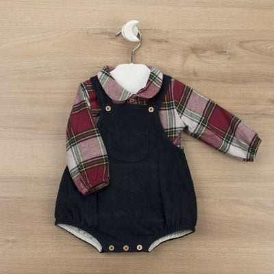 PETO BOLSILLO Y CAMISA CELEBRATE - Menta Moda Infantil