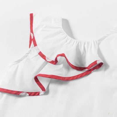 CONJUNTO NIÑA FLORES Y LUNARES - Menta Moda Infantil