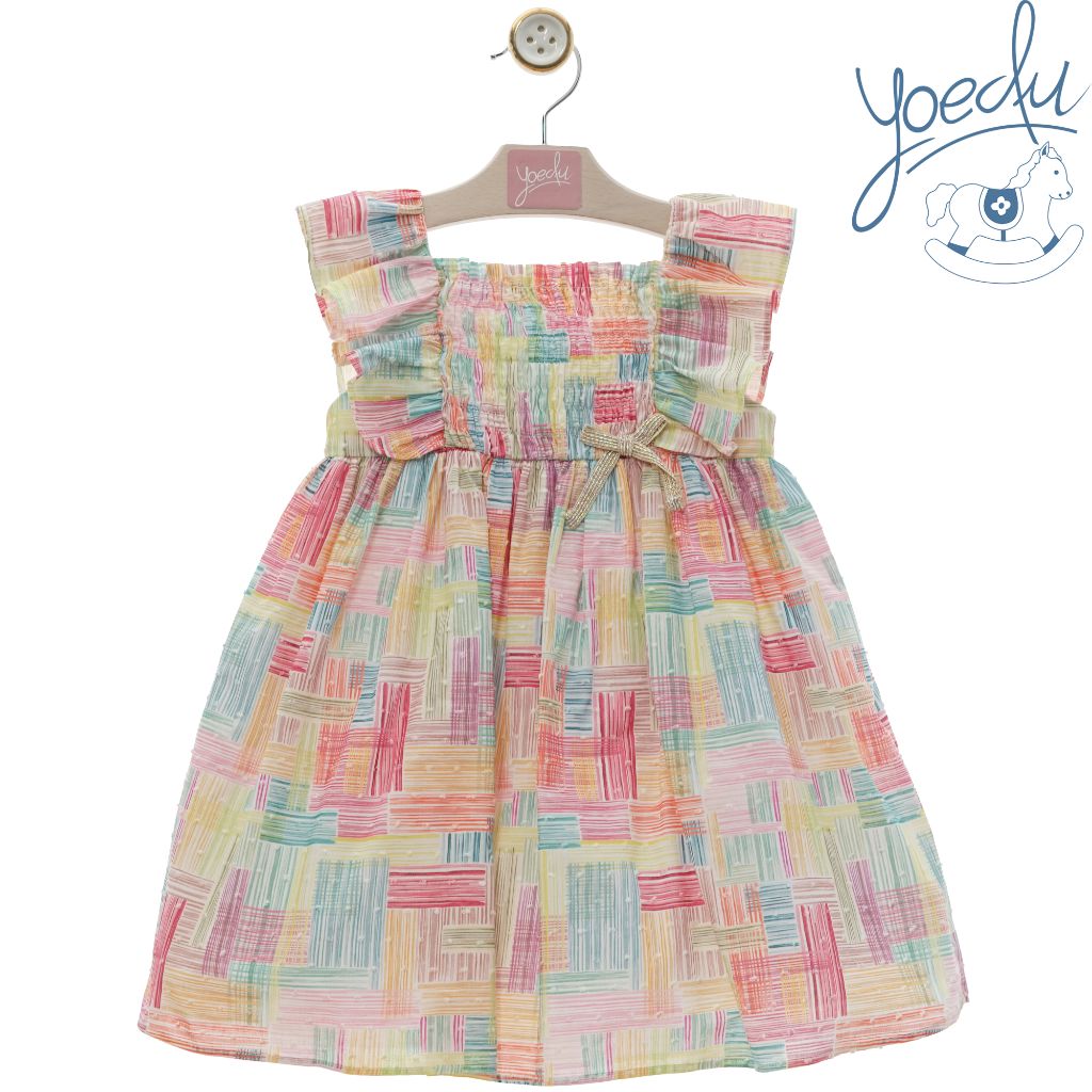 VESTIDO INFANTIL FAMILIA CORALES