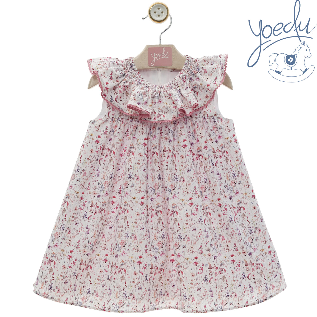 VESTIDO INFANTIL FAMILIA PECES