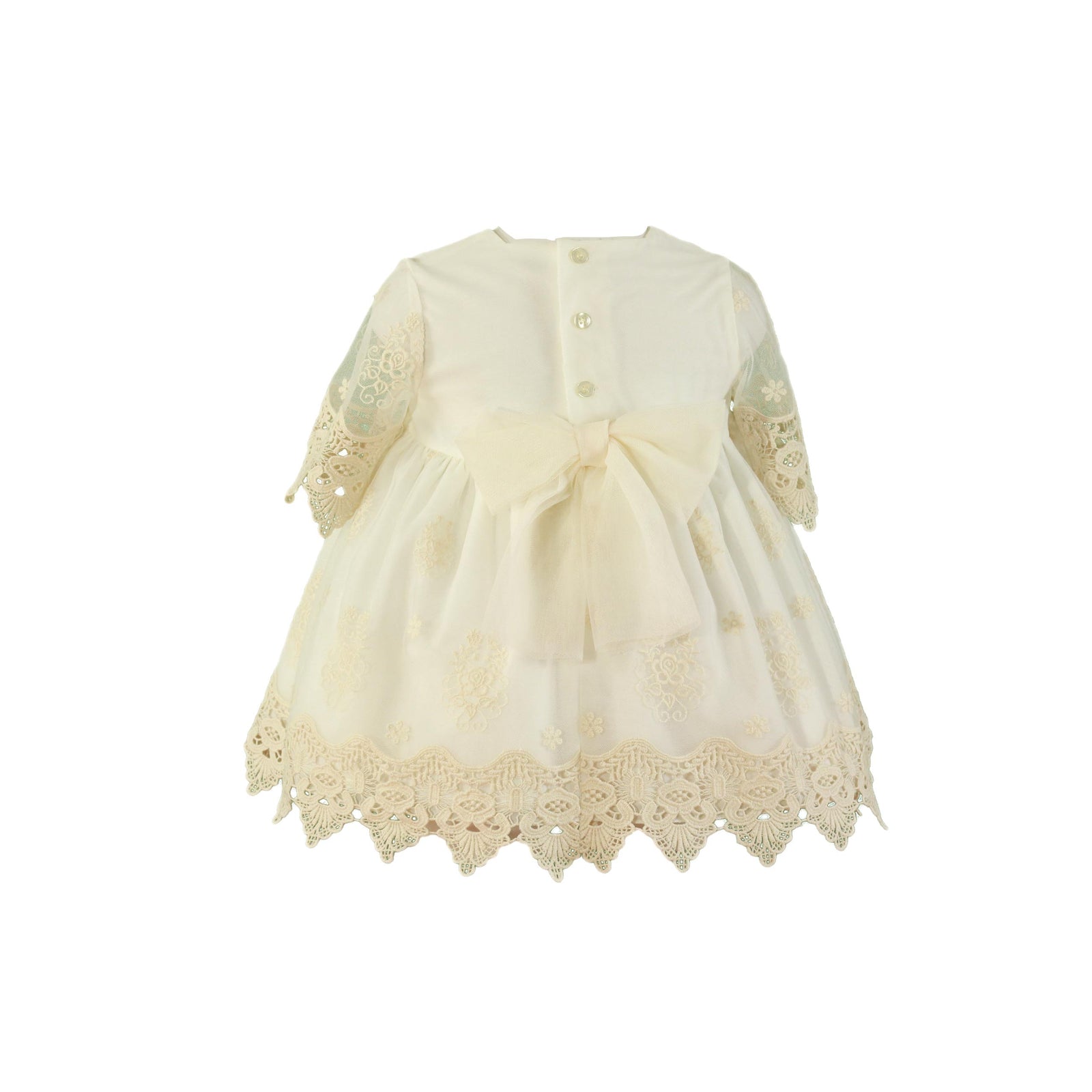 VESTIDO PARA BEBÉ COLOR BEIGE