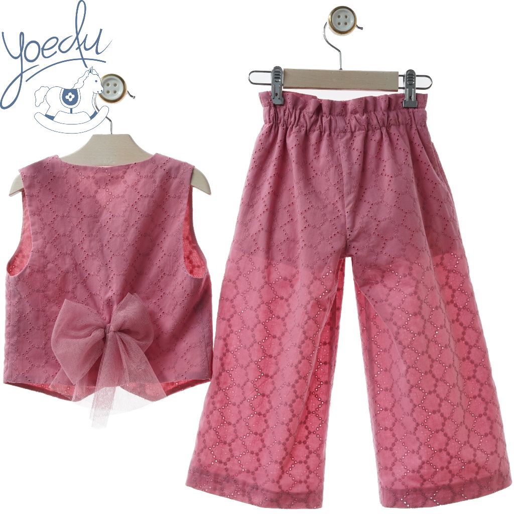 CONJUNTO INFANTIL NIÑA FAMILIA ARTESANIA - Menta Moda Infantil