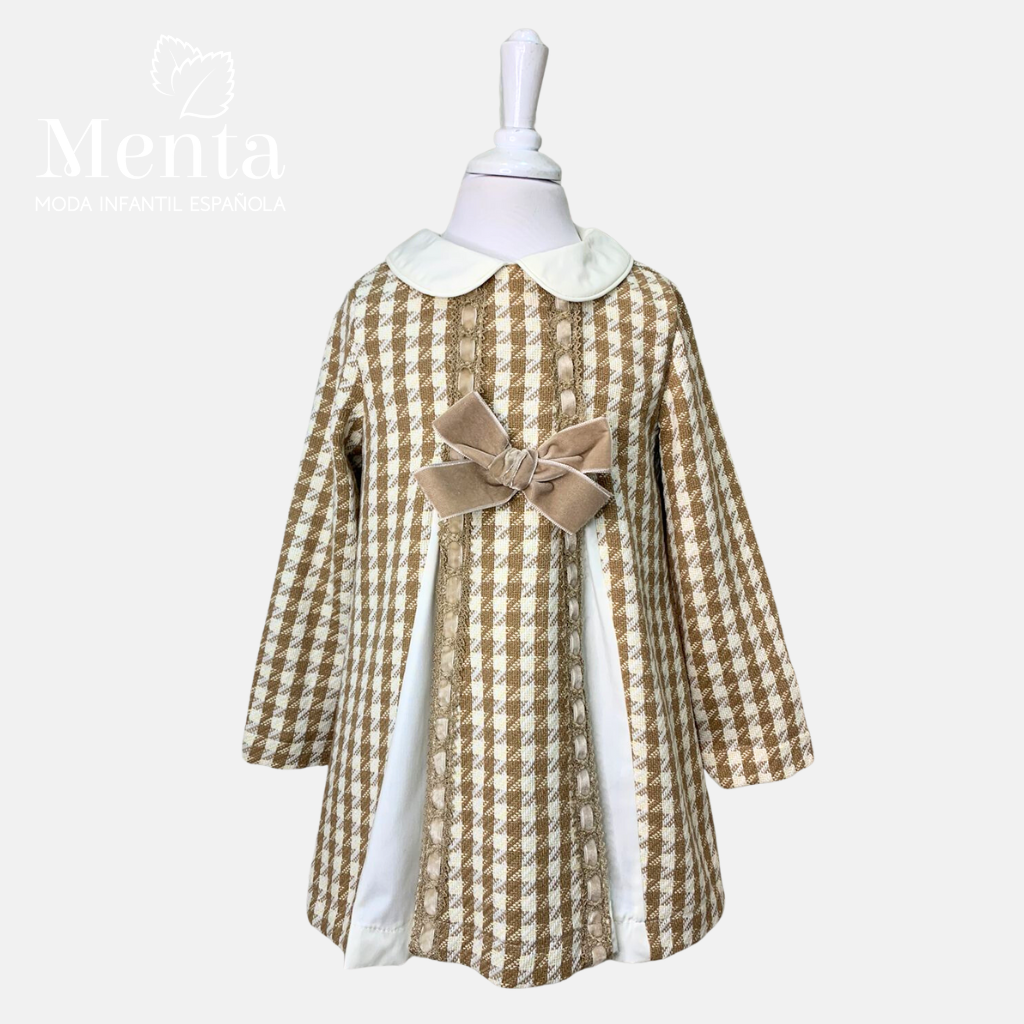 VESTIDO RECTO CUADROS