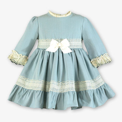VESTIDO INFANTIL VERDE MENTA - Menta Moda Infantil