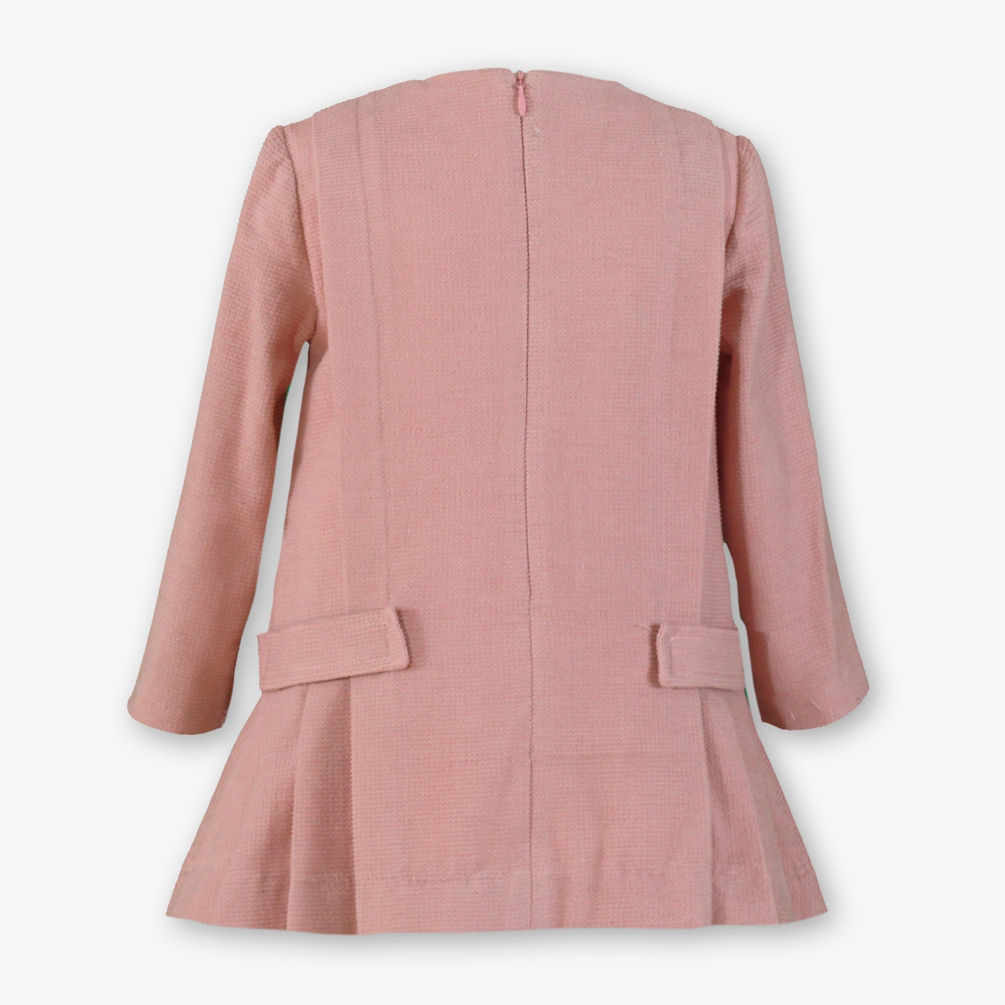 VESTIDO NIÑA ROSA RECTO