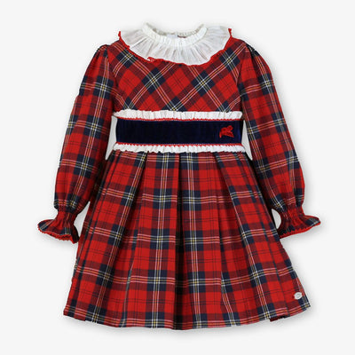 VESTIDO INFANTIL CUADROS ESCOCES - Menta Moda Infantil