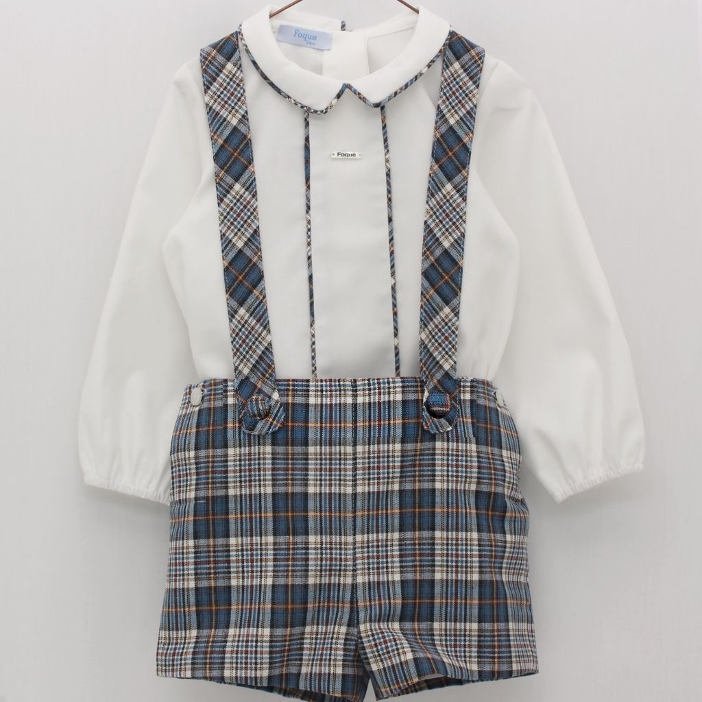 CONJUNTO CUADROS CAMISA AZUL