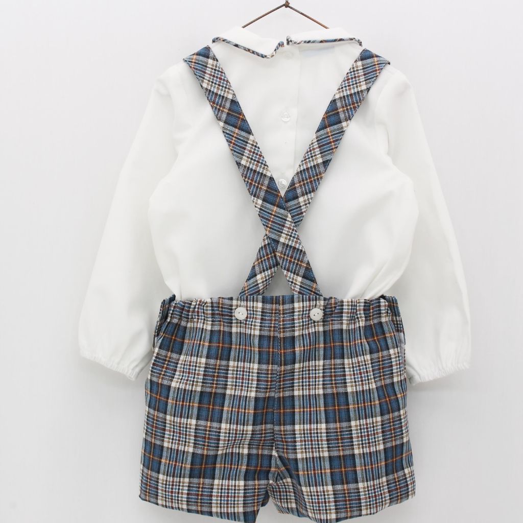 CONJUNTO CUADROS CAMISA AZUL