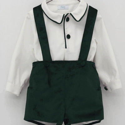 CONJUNTO TERCIOPELO VERDE