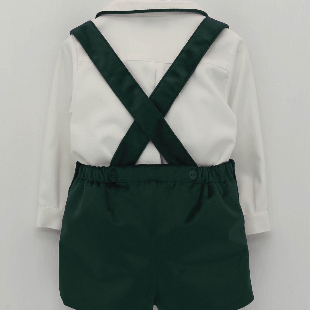 CONJUNTO TERCIOPELO VERDE