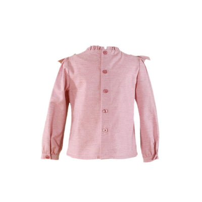 CONJUNTO NIÑA ROSA CUADROS