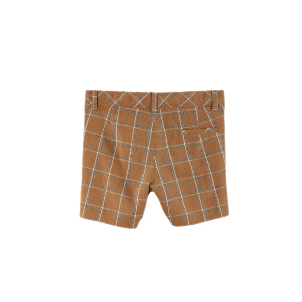 CONJUNTO NIÑO CAMEL CUADROS