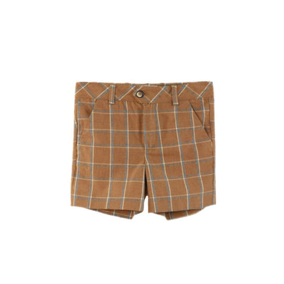 CONJUNTO NIÑO CAMEL CUADROS