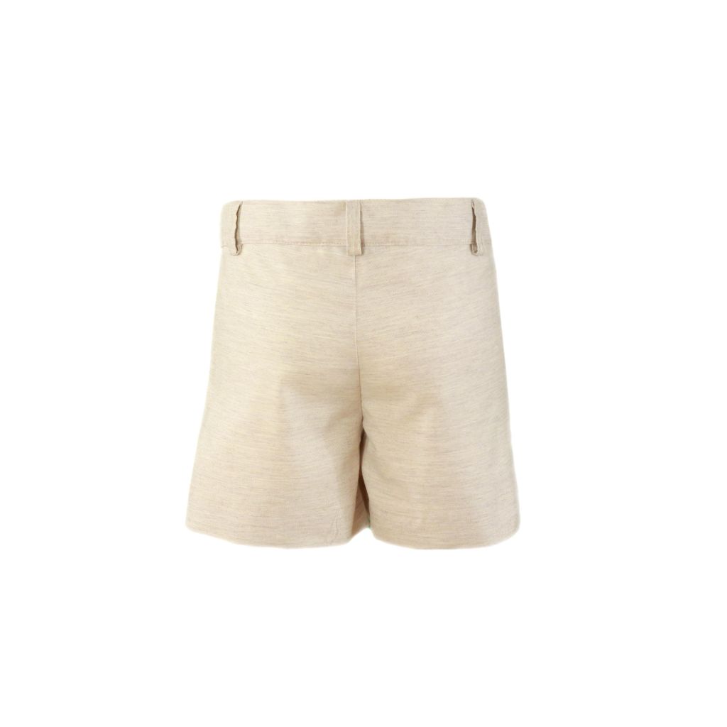 CONJUNTO NIÑO CAMISA MARFIL CAMEL