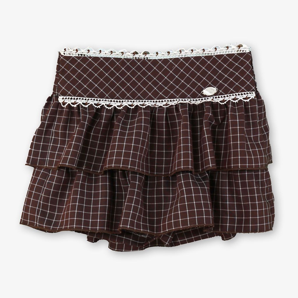 CONJUNTO NINA CAFE Y CELESTE - Menta Moda Infantil