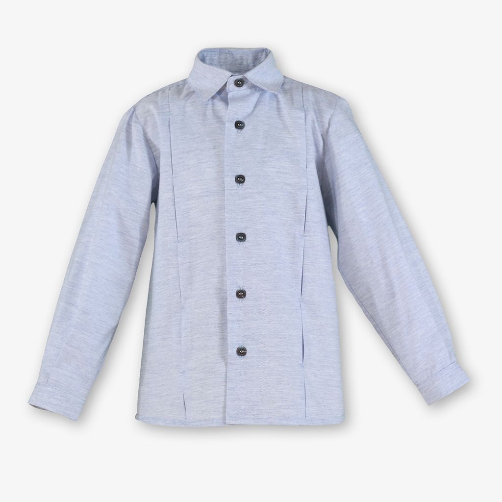 CONJUNTO NINO CAFE Y CELESTE - Menta Moda Infantil
