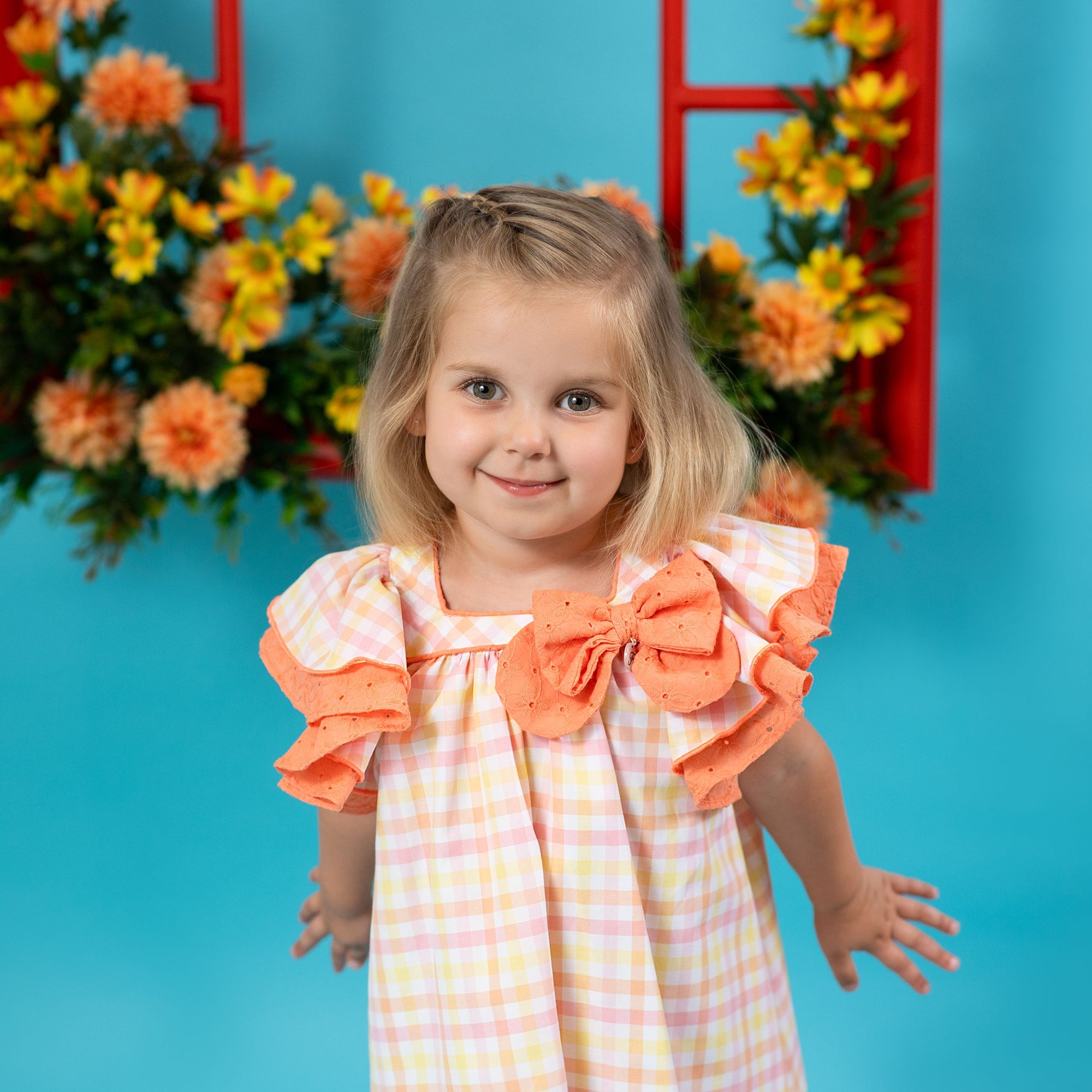 VESTIDO CUADROS HOLANDA