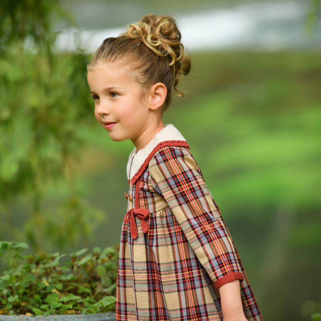 VESTIDO NIÑA CALABAZA