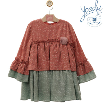 VESTIDO INFANTIL DAISY COMBINADO