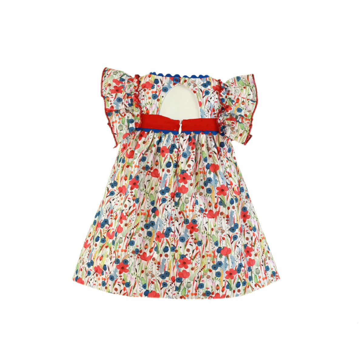 VESTIDO PARA BEBÉ CON ESTAMPADO DE FLORES