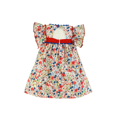 VESTIDO PARA BEBÉ CON ESTAMPADO DE FLORES