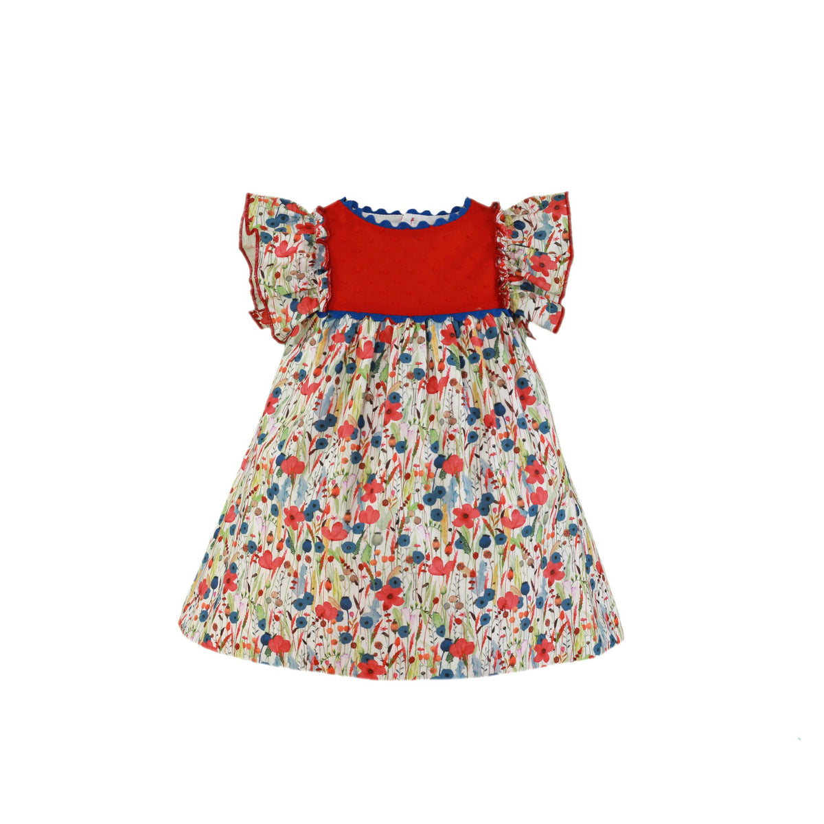 VESTIDO PARA BEBÉ CON ESTAMPADO DE FLORES