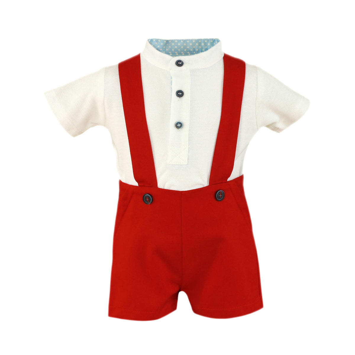 CONJUNTO BEBÉ NIÑO ROJO