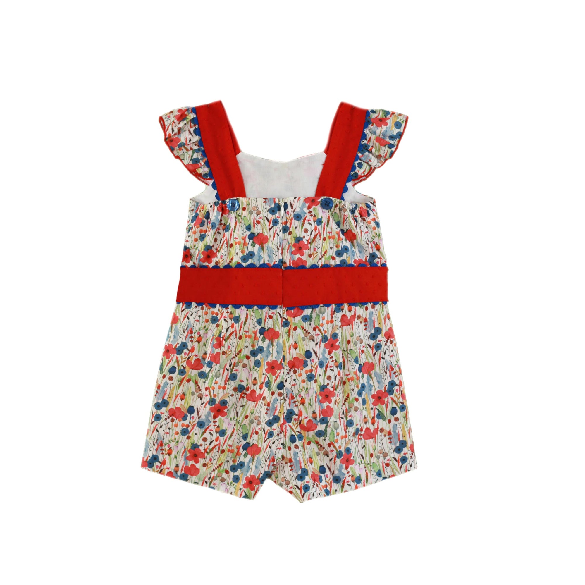 MONO PARA NIÑA CON ESTAMPADO DE FLORES