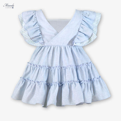 VESTIDO INFANTIL CELESTE - Menta Moda Infantil