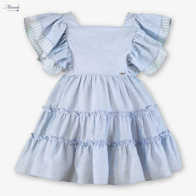VESTIDO INFANTIL CELESTE - Menta Moda Infantil